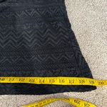 Catalina Black Strapless Tankini Swim Top Women's Size Medium 8 -10 Lace Overlay Photo 6