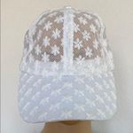 White Floral Lace Cap Photo 0