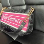 Juicy Couture Pink & Black Monogram Logo Baguette Shoulder Bag – NWT Photo 2
