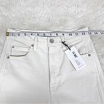 Apiece Apart  Merida Cropped Straight Leg Jean High Rise Ecru Cream Size 26 New Photo 9