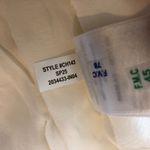 J.Crew  Drapey Pleated Shirt-Dress Long Sleeve A Line Ivory 4 Photo 5