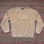 Charles River Apparel THANKFUL BROWN RIBBED PULLOVER SWEATSHIRT Photo 0