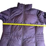 Mountain Hardwear Size L Quilted Down Puffer Jacket Purple Longline Winter Coat Photo 6
