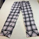 Victoria's Secret Pajama Set Womens Medium Flannel Plaid Sleepwear Loungewear Photo 6