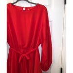 Jealous Tomato  Red Fit N Flare Belted Tiered Mini Dress Photo 1