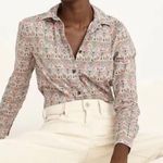 J.Crew  Floral Paisley Georgia Duke Liberty Fabric Slim Button Up Shirt Size 0 Photo 0