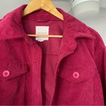 Avec Les Filles Pink Corduroy Shacket Jacket Fuscia Anthropologie Flannel Photo 2