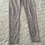 Varley High-Rise Neutral Taupe Animal Print Leopard Cheetah Leggings Size XS Photo 5