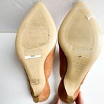 Jenni Kayne Walnut Brown Oiled Leather Kitten Heel Mule Size 36 Photo 9