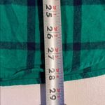 J.Crew Green Plaid Button Down Shirt jacket, with pockets XXL Photo 8