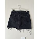 Forever 21  Women's Raw Hem Distressed Denim Jean Mini Short Skirt Size M Photo 2