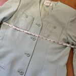 Amanda Smith  Skirt Suit 8 Mint Green Lined Straight Knee Length Photo 12