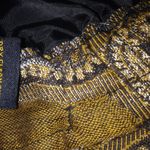 Ashley Stewart  16 Black Gold Fringe Skirt Plus Photo 5