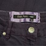 Marc Aurel Denim Women’s 4 36 Dark Purple Rhinestone Back Pockets Bootcut Jeans Photo 4