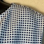 Daniel Cremieux Cremieux Top Women's Size Small Blue White Check Sleeveless with Side Tie NWT Photo 3