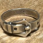 Sterling Silver Vintage Bucko Pat Pend Buckle 925  Ring Photo 2