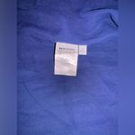 Reformation NWT  Navy Blue Theo Wrap Sweetheart Long Puff Sleeve Midi Dress sz 2 Photo 3