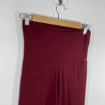 Maroon Red Pull On Flared Leg Buttery Soft Yoga Pants Women's Size Small S Photo 3