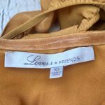 Lovers + Friends Deep Gold Trophy Dress Photo 8