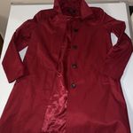 Lauren Ralph Lauren Coat Womens Med Lined Rain Coat Classic Red Swing Photo 0