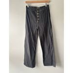 Reformation Lexi High Rise Wide Leg Button Fly Jean Washed Black Size 27 Photo 2