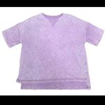 Source Unknown Womens Oversized Tshirts Tops Blouse Mineral Wash Exposed Seam Purple Size 3x Photo 4