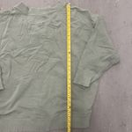 Aerie Women's Large Sweatshirt Down To Earth V-Neck Green Distressed Pullover Photo 4