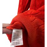 Lacoste  Women's Vibrant orange V-Neck Sweater Photo 2