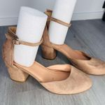Jellypop  Tan Suede Block Heels shoes size 11 Photo 4