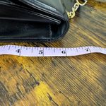 Gucci Vintage  Black Leather Flap Chain Shoulder Handbag Evening Bag Authentic Photo 5