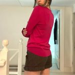 Trina Turk Old Fashion Lipstick Intarsia Wool Sweater in Mod Magenta NWT M $228 Photo 2