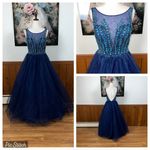 Gorgeous Blush Prom by Alexia Tulle Prom Gown! Blue Size 4 Photo 1