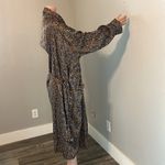 Neiman Marcus  INTIMO Sleep Dress 100% Silk Medium square pattern Long Gown #81 Photo 5