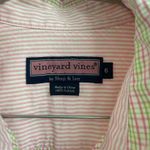 Vineyard Vines  Button Down Shirt sz 6 Pink Green Plaid‎ Preppy Coastal Photo 3
