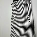 Nine West Black and White Strapless Sheath Dress Photo 3