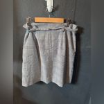 Banana Republic  Gray Pencil Skirt with Tie Front Photo 3