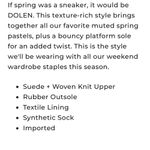 Dolce Vita Dolen Sandstone sneakers 7.5 Photo 12