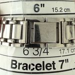 Speidel Ladies Watch Rectangular Pearl Dial Stainless Bracelet and Case White Photo 10