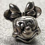 Pandora Authentic  S925 ALE Disney Minnie Mouse Bow Head Charm Bracelet Bead Photo 0