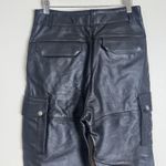 Flying Bikes Oakwood Leather Cargo Pants Womens 10 Black Motorcycle Biker Photo 10