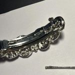 Lot Of 4 Silver Tone Women’s / Girl’s Hair Clip Barrettes / pins Accessories Photo 11