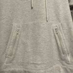 Talbots T by  Cream Pullover Hoodie with Zipper Pockets Small Photo 5