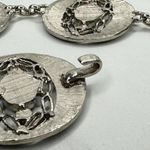 Southwestern Faux Turquoise Concho Chain Belt Small/Medium (S/M) ✨ Silver Photo 2