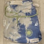 Daydreamer NWT  Sunny People Tie Dye Sweat Shorts in Periwinkle Cloud - M Photo 2