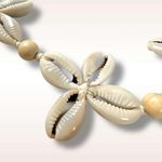 Free People Happy Days Shell Necklace NWT Neutral Bohemian Beach Choker Summer Photo 8