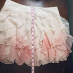 Twenty One Ruffle Skirt Ombre Pink Layered‎ Mini Skirt Party S Size undefined Photo 3