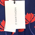 NWT 41 Hawthorn Poppy Floral Ruffle Neck Sleeveless Blouse in Blue Size undefined Photo 6