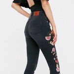 One Teaspoon NWT  Embroidered Bird Of Paradise Jeans Photo 0