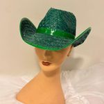 Bundle set of 10 vintage Child's STRAW COWBOY Western HAT Dress Up Prop Photo 10