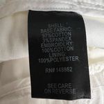 Torrid White Eyelet Shorts Flat Front Chino Style Feminine Size 14 Photo 4